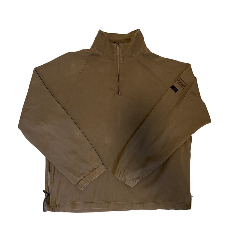 Callaway Golf Men's Size Large Brown 1/4 Zip Pullover Sweatshirt